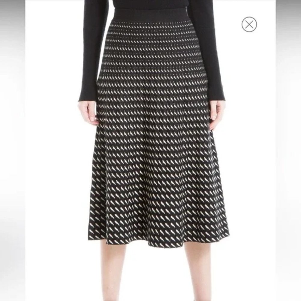 Max Studio Rain Stripe Sweater Midi Skirt NWT